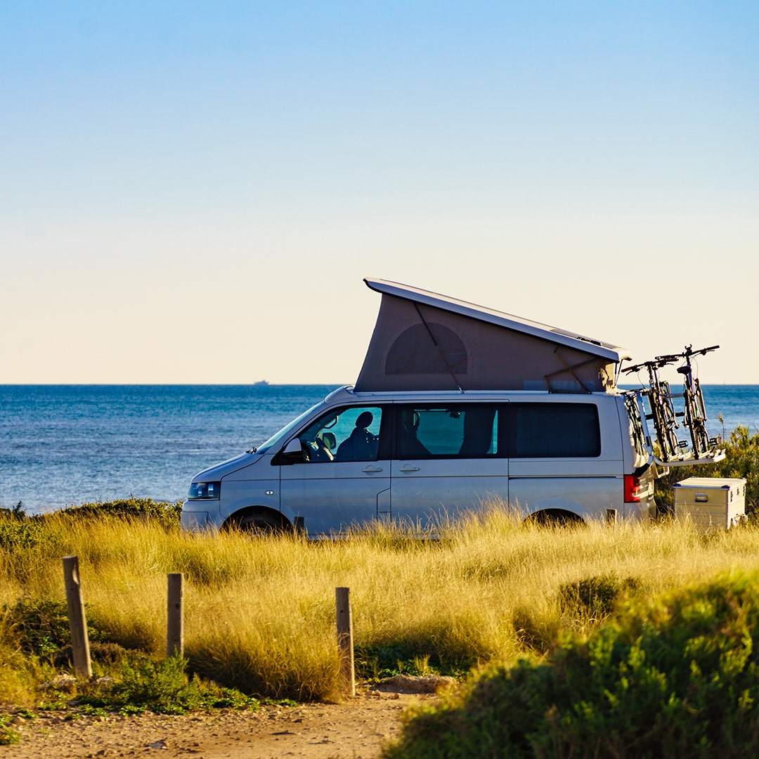 Browse campervan accessories on the Out & About Shop